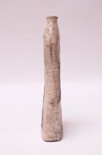 Primitive Studio Ceramic "Woman with Bird" Vase Signed Pollack, 1972 - Image 4