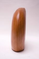 Large Modernist Organic-Form Hardwood Vase by Dick Shanley - Image 5