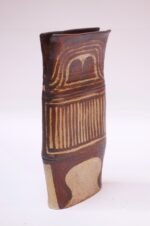Tall Vintage Stoneware Flared Vase Attributed to Polk - Image 6