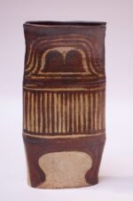 Tall Vintage Stoneware Flared Vase Attributed to Polk - Image 5