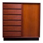 Danish Modern Teak Gentleman's Chest / Highboy by Danflex Systems