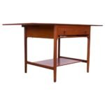 Hans Wegner for Andreas Tuck Model AT33 Drop-Leaf Sewing Table in Teak