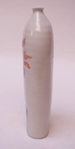 Studio Ceramic Vase with Floral Decoration Singed Pollack, 1976 - Image 3