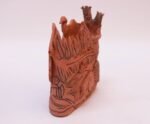 Studio Terracotta "Geese" Vase Sculpture Signed - Image 5