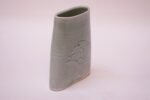 1976 Studio Stoneware Pale Green Abstract Vase Signed Pollack - Image 4