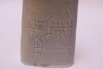 Studio Stoneware Pale Green Floral Vase Signed Pollack, 1976 - Image 7