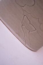 Studio Stoneware Pale Green Floral Vase Signed Pollack, 1976 - Image 10