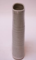 Studio Stoneware Pale Green Floral Vase Signed Pollack, 1976 - Image 5