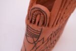 Studio Terracotta Aztec Style Vase Signed - Image 8