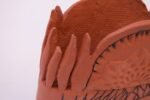 Studio Terracotta Aztec Style Vase Signed - Image 11