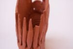 Studio Terracotta Aztec Style Vase Signed - Image 12