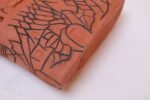 Studio Terracotta Aztec Style Vase Signed - Image 9