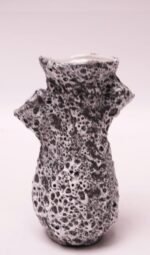 Mid-Century Italian Modern Riccione Fat Lava Ceramic and Enamel Vase - Image 9