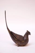 Patinated Bronze Bird Keepsake Box / Inkwell - Image 5