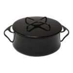 Vintage Jens Quistgaard for Dansk France Kobenstyle Dutch Oven in Black