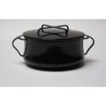 Vintage Jens Quistgaard for Dansk France Kobenstyle Dutch Oven in Black - Image 2