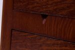 Art Deco Hand Carved Mahogany Three-Drawer Jewelry Chest / Storage Compartment - Image 10