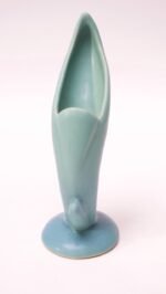 Van Briggle Calla Lily Vase in "Ming" Blue - Image 4