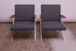 Pair of Model R-83 Armchairs by Ladislav Rado for Knoll & Drake - Image 2