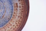 1970s Concentric Circle Stoneware Charger in Blue and Brown - Image 6