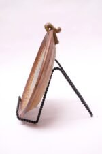 1970s Concentric Circle Stoneware Charger in Blue and Brown - Image 4