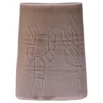 Studio Stoneware Pale Green Floral Vase Signed Pollack, 1976