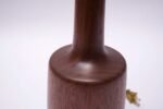Danish Modern Sculptural Solid Teak Table Lamp - Image 9