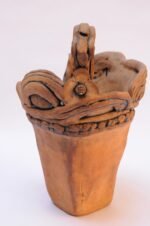 Substantial Studio Stoneware Planter Signed - Image 9