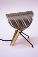 Petite Swedish Table Lamp / Sconce by Ernst Igl for Falkenberg in Brass - Image 5