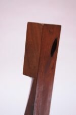 Mid-Century Abstract Rosewood Mounted Sculpture - Image 15