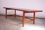 Large Danish Modern Teak Coffee Table / Bench - Image 7