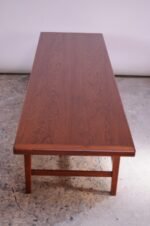 Large Danish Modern Teak Coffee Table / Bench - Image 5