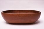 Large Danish Modern Carved Teakwood Fruit / Serving Bowl - Image 7