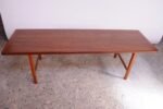 Large Danish Modern Teak Coffee Table / Bench - Image 3