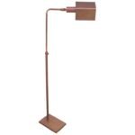 Patinated Brass Adjustable Floor Lamp by Chapman