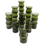 Set of Twenty-Eight Jens Quistgaard for Dansk Green Glass Votive Holders