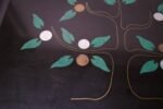 Large Mid-Century Black Resin Inlaid "Tree of Life" Tray by Couroc - Image 14