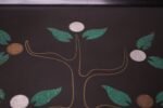 Large Mid-Century Black Resin Inlaid "Tree of Life" Tray by Couroc - Image 7