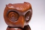 Large Seymour Shippy Hand Carved Owl Sculpture - Image 8