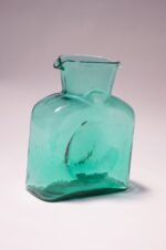 Vintage Blown Glass Seafoam Green Double Spout Pitcher by Blenko - Image 5