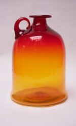 Blown Glass Amberina Tangerine Jug Designed by John Nickerson for Blenko - Image 2