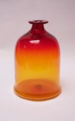 Blown Glass Amberina Tangerine Jug Designed by John Nickerson for Blenko - Image 3