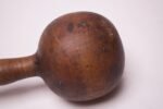 Vintage Primitive Hand-Carved Wooden Dumbell - Image 6