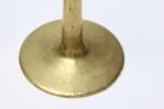 Pair of Petite Mid-Century Modern Turned Brass Candlesticks after Jarvie - Image 11