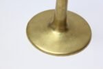 Pair of Petite Mid-Century Modern Turned Brass Candlesticks after Jarvie - Image 12