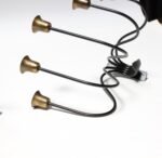 Pair of Brass and Metal Danish Candle Sconces by Svend Aage Holm Sørensen - Image 4