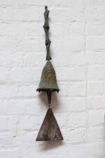 Vintage Verdigris Bronze Bell / Wind Chime by Paolo Soleri for Arconsanti - Image 2
