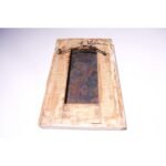 Abstract Figural Enamel on Copper Panel Artist Signed - Image 4