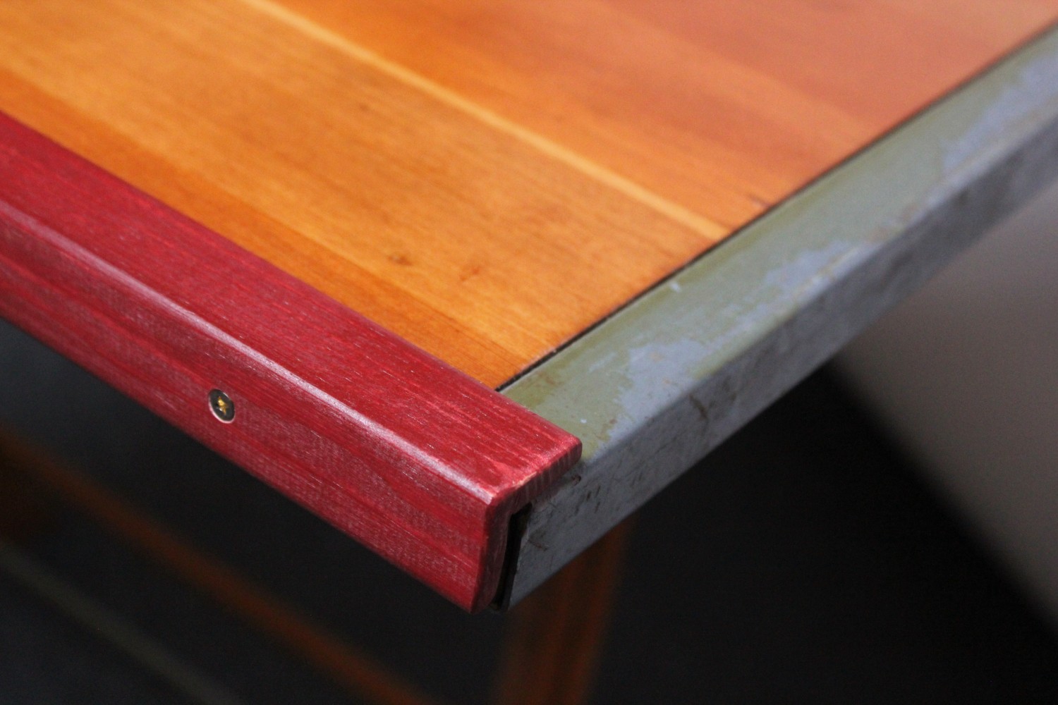 Sold at Auction: Vintage Anco Bilt Tilting Oak Trestle Drafting Table