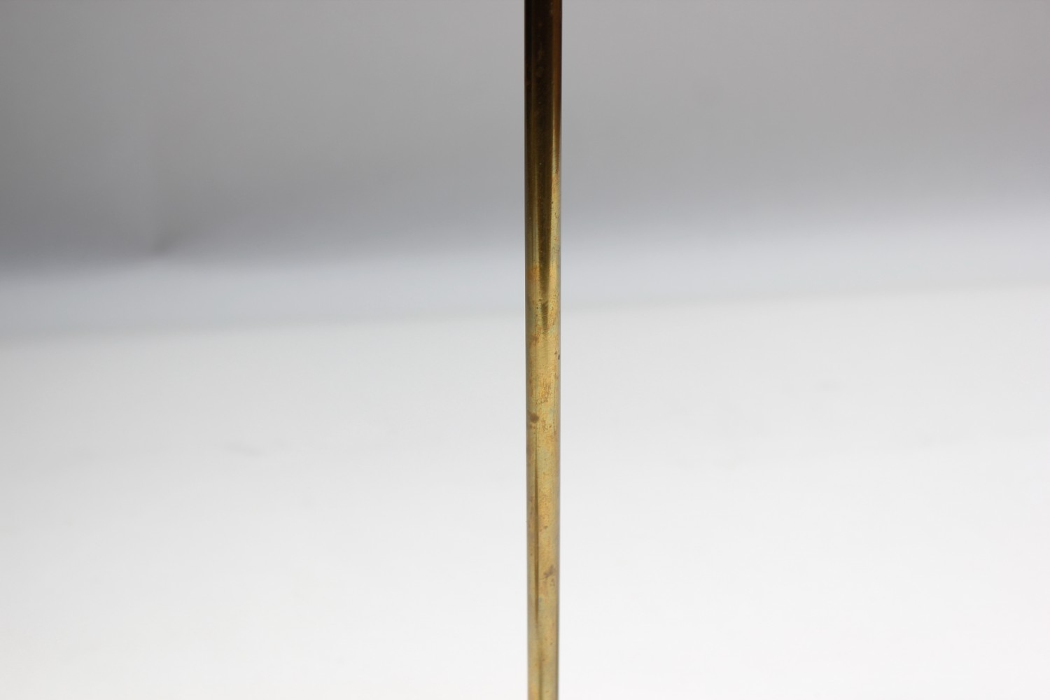 Sudbury Brass 62H Floor Length Pew End Candlestick With Bobeche